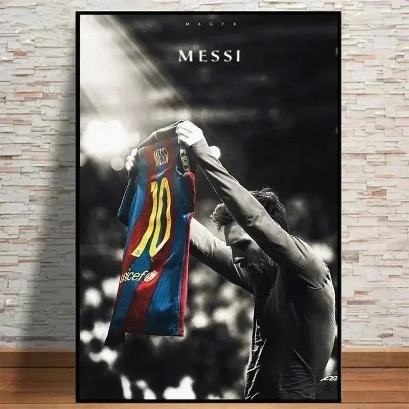 Legendary Football Heritage Lionel Messi HD Canvas Art 0