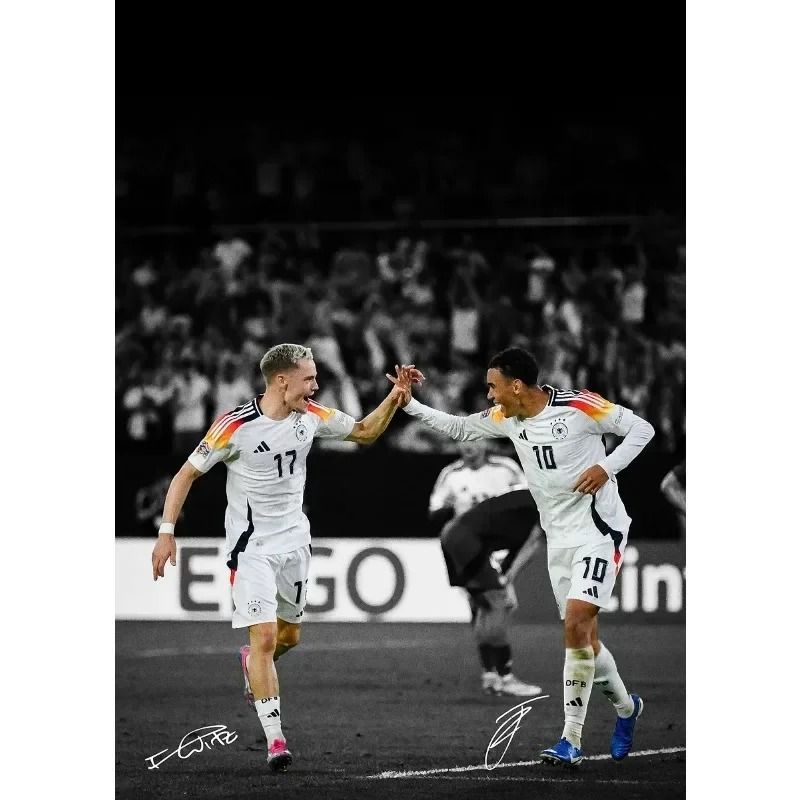 Contemporary Athletic Heritage Football Portrait Canvas Art 19