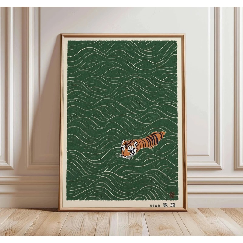 Architectural Japanese Heritage Wildlife Canvas Art 24