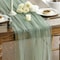 Architectural Sheer Gauze Event Styling Drape 9