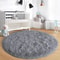UltraSoft Shaggy Round Plush Onyx Rug 2