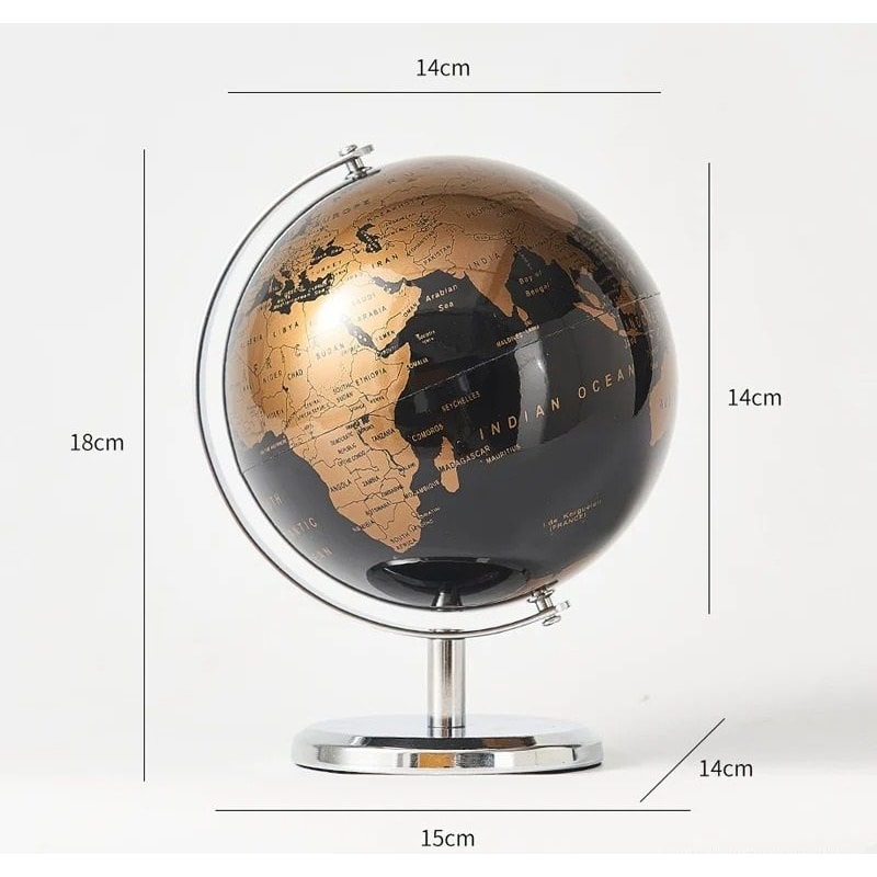 Architectural Retro Heritage Desktop Globe 9