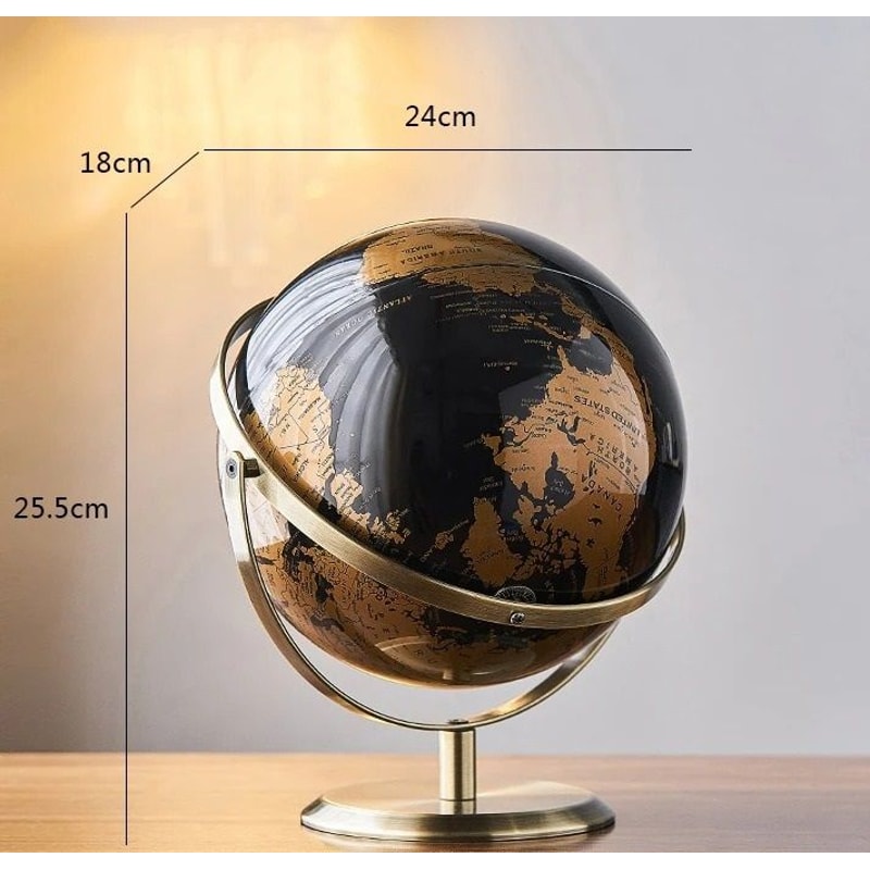 Architectural Retro Heritage Desktop Globe 10