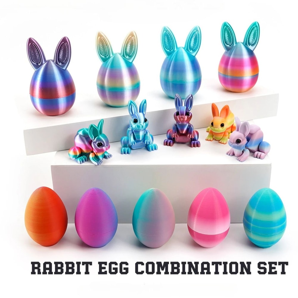 Architectural 3DPrinted Easter Rabbit Figurine 0
