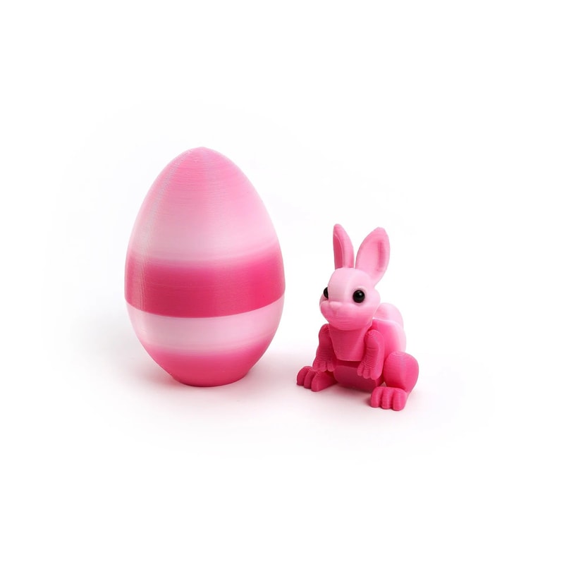 Architectural 3DPrinted Easter Rabbit Figurine 10