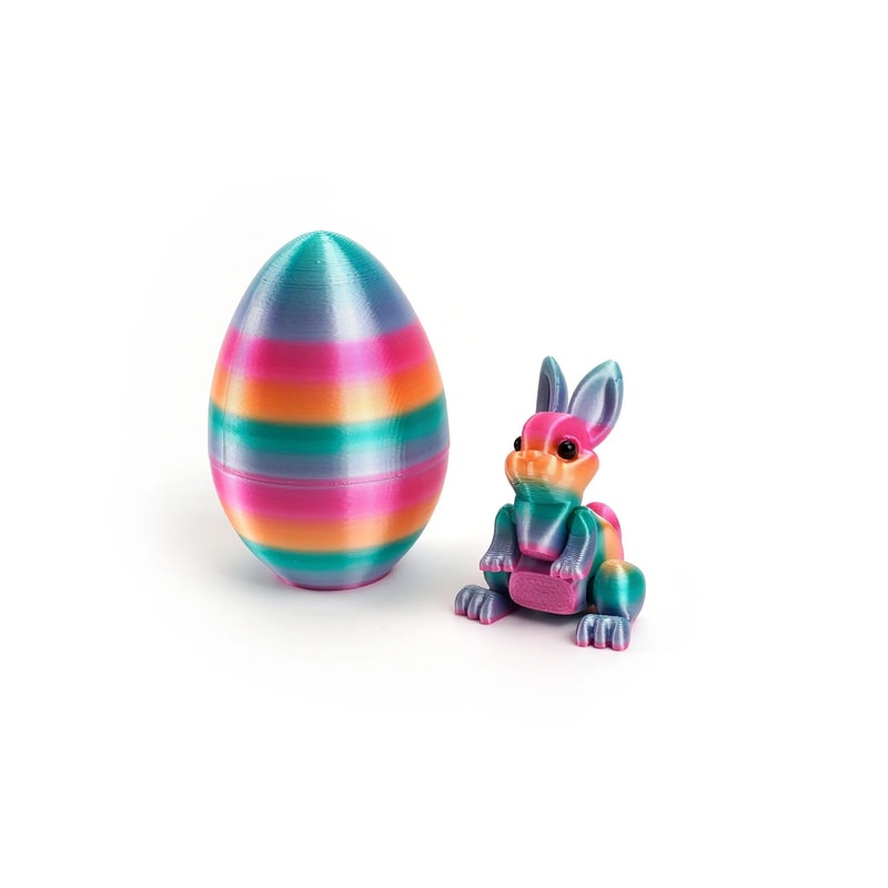 Architectural 3DPrinted Easter Rabbit Figurine 12