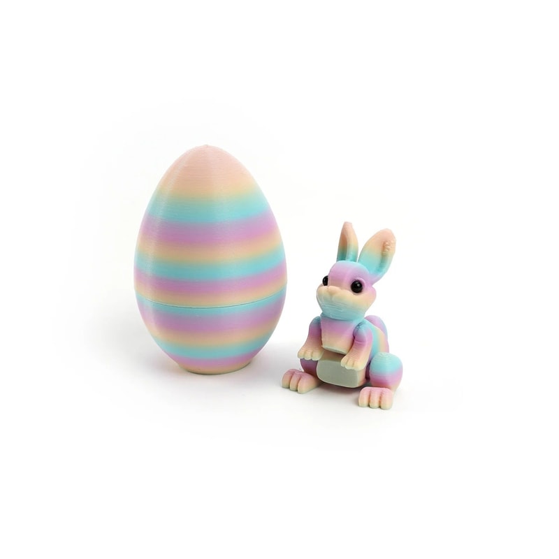 Architectural 3DPrinted Easter Rabbit Figurine 6