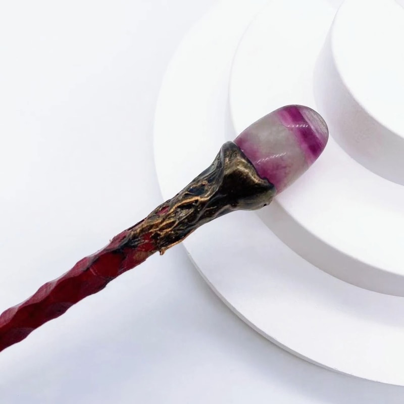 Architectural Healing Crystal Scepter Wand 13
