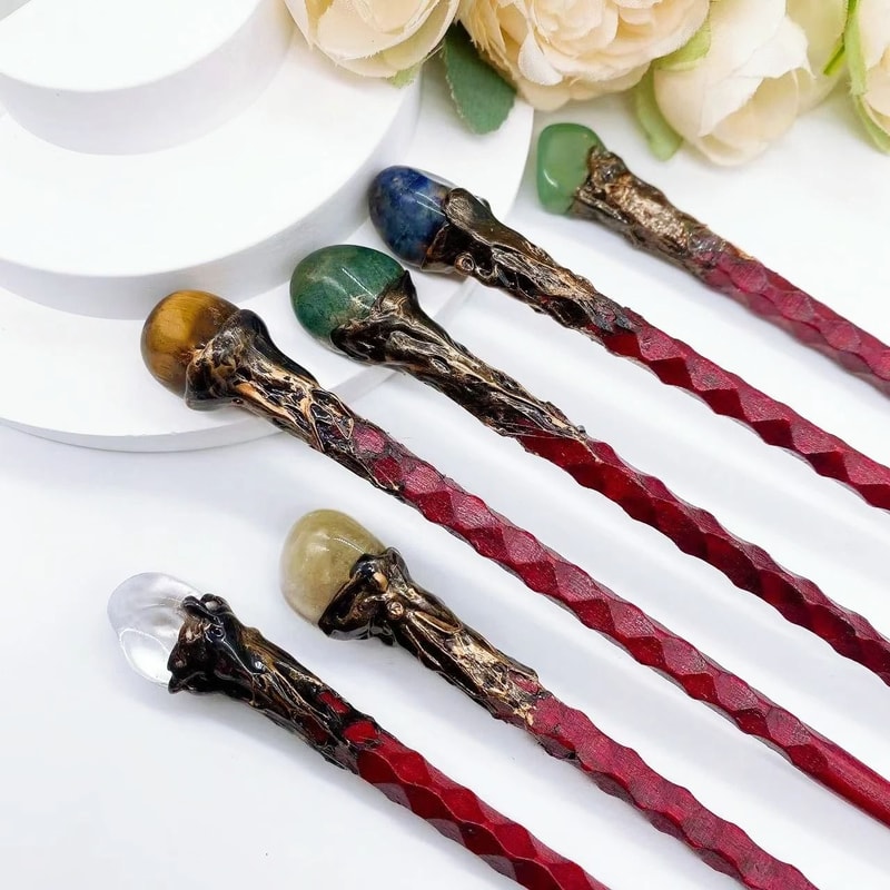 Architectural Healing Crystal Scepter Wand 1