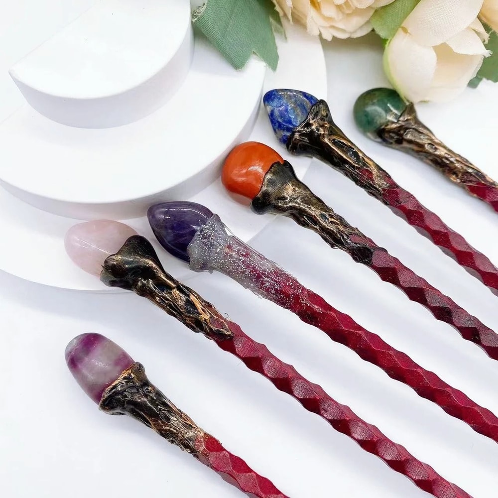 Architectural Healing Crystal Scepter Wand 5