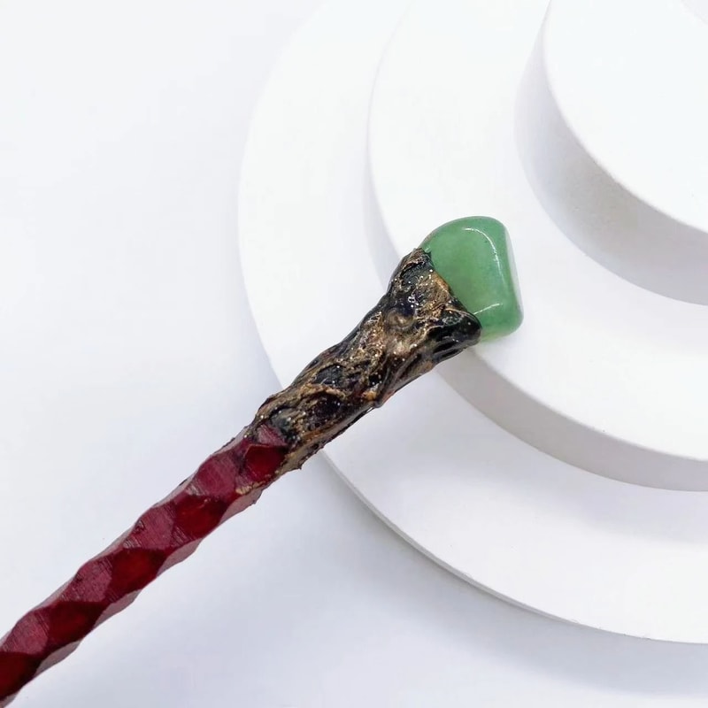 Architectural Healing Crystal Scepter Wand 14