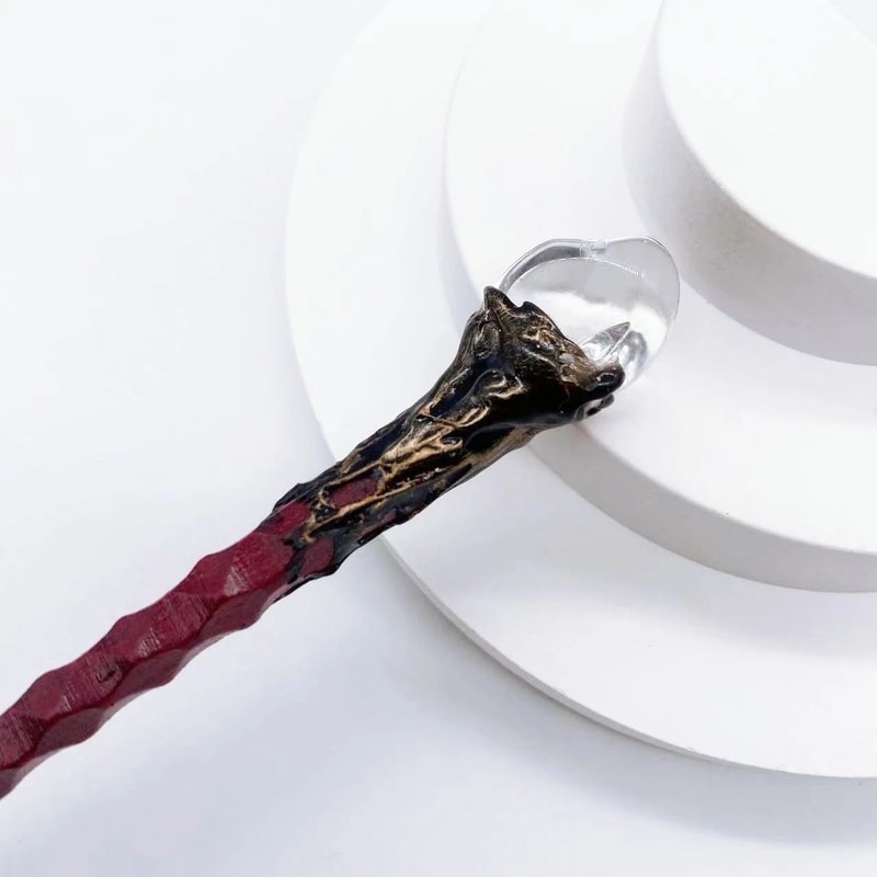 Architectural Healing Crystal Scepter Wand 16