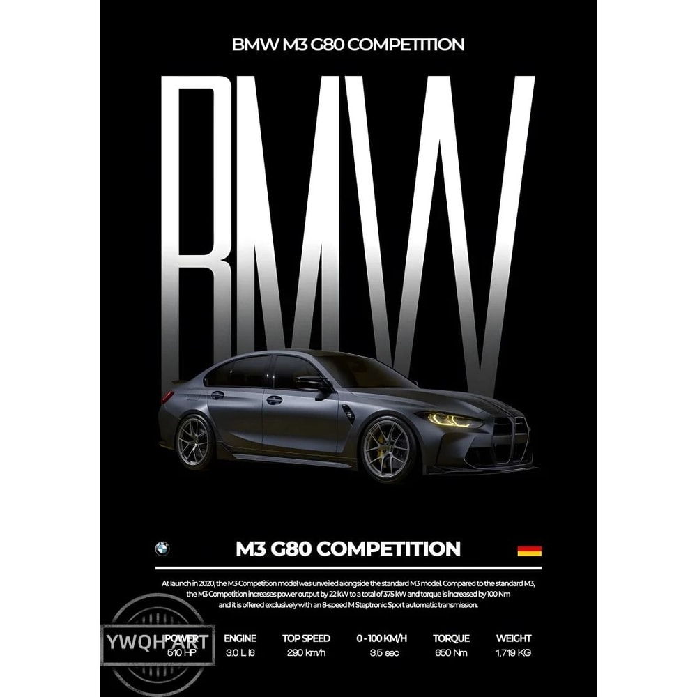 Architectural Modern Competition Supercar Canvas 22