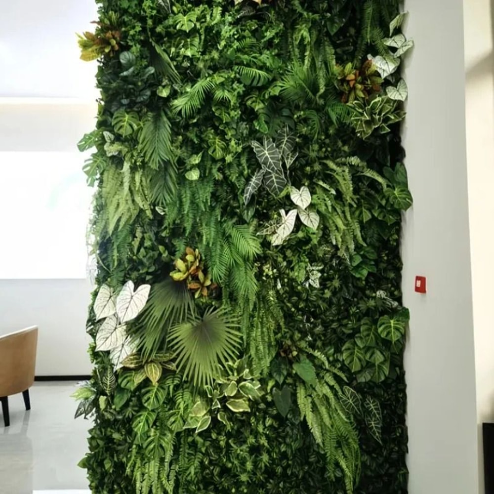 Artificial Boxwood Hedge Grass Panel 1