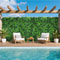 Artificial Boxwood Hedge Grass Panel 3