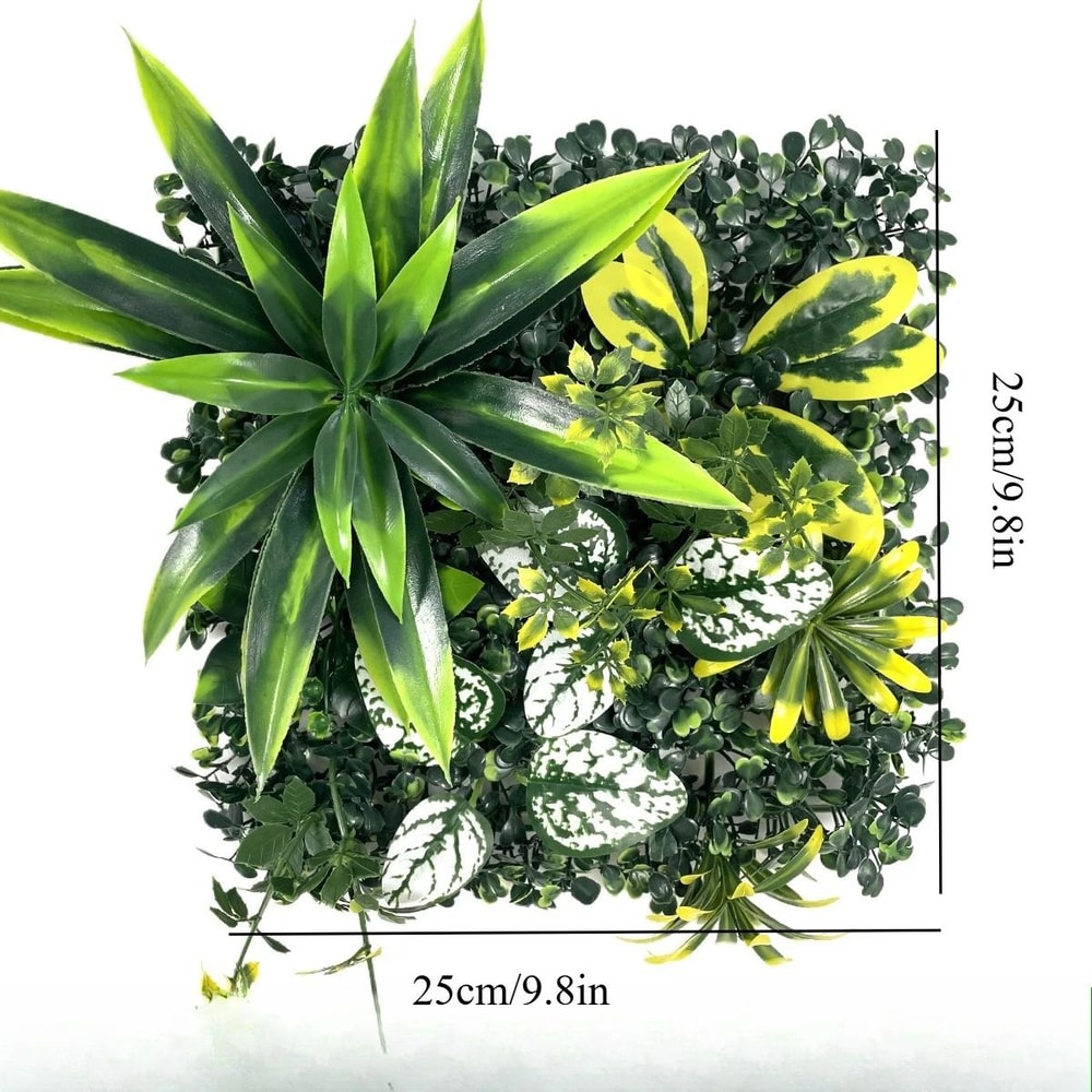 Artificial Boxwood Hedge Grass Panel 6