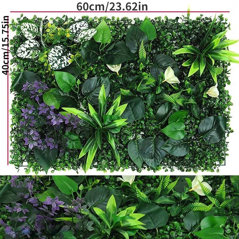 Artificial Boxwood Hedge Grass Panel 7