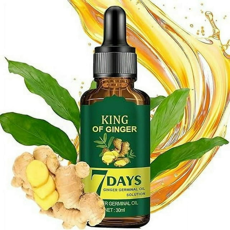 Ginger Hair Growth Germinal Oil Regrow 7 Days Ginger Germinal Serum for Nourishing Hair Roots