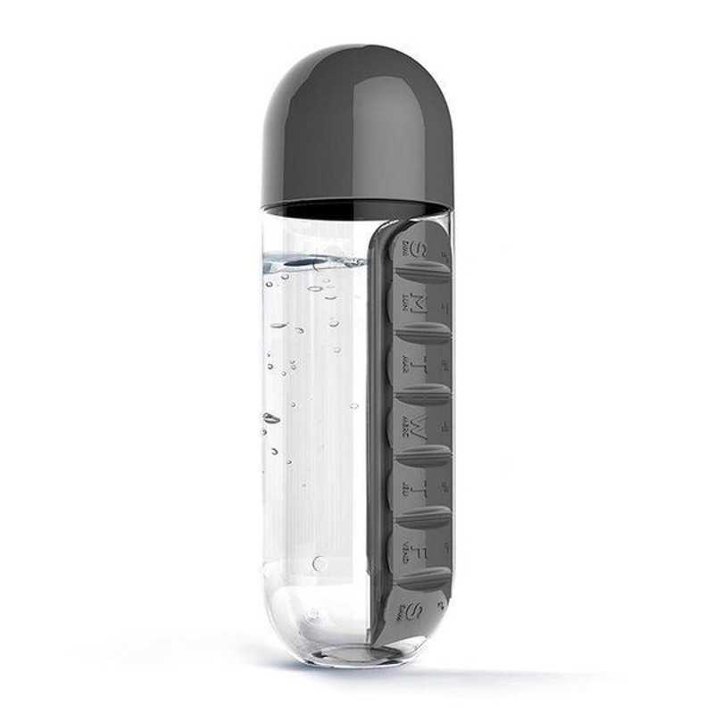 Multiday vitamin bottle organizer for seniors