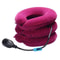 Therapeutic neck pillow with adjustable pump
