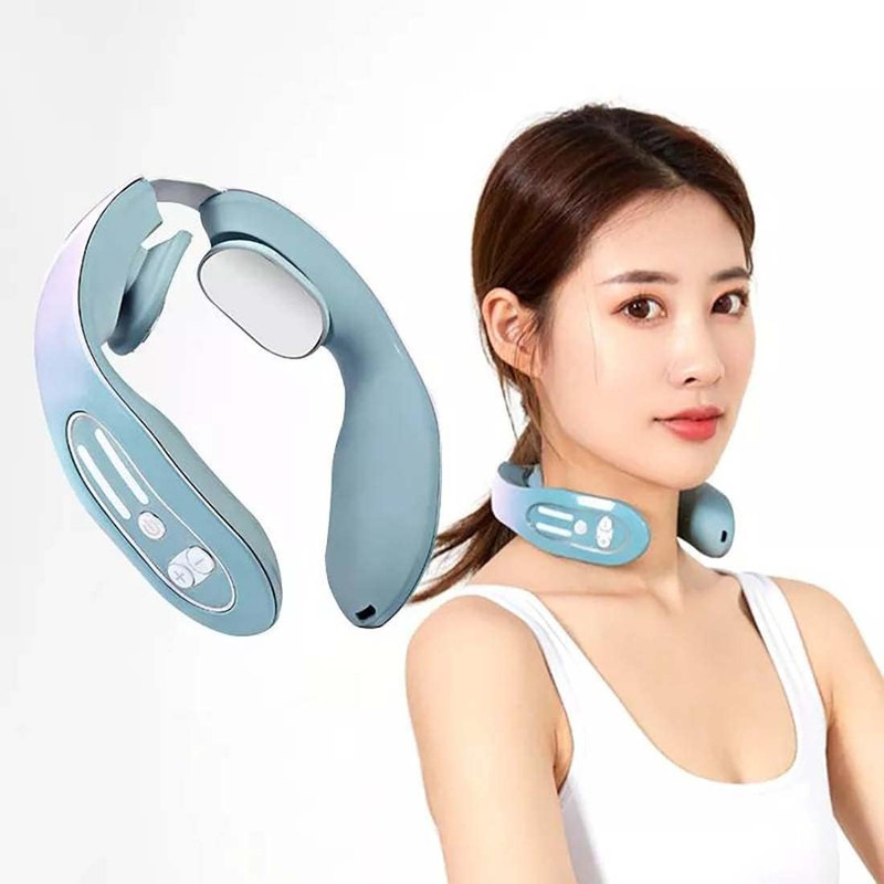 EMS Neck Acupoints Lymphvity Massager Device 5