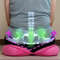 Ergonomic Hip Cushion Posture Corrector - Soft Plush Cover, Air-Ventilated, Foldable Design for Office & Home Use 2