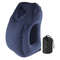 Inflatable Travel Pillow blue