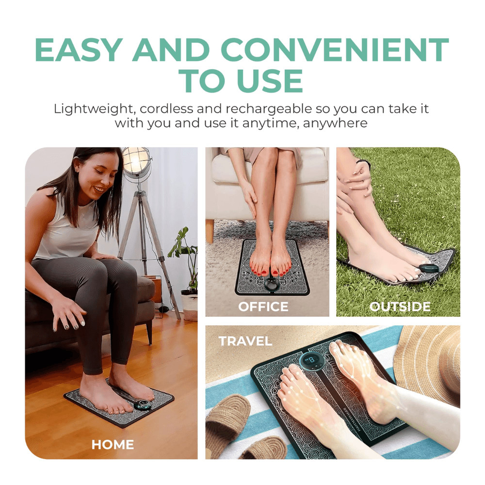 EMS Foot Massage Mat With Acupoints Stimulator 1