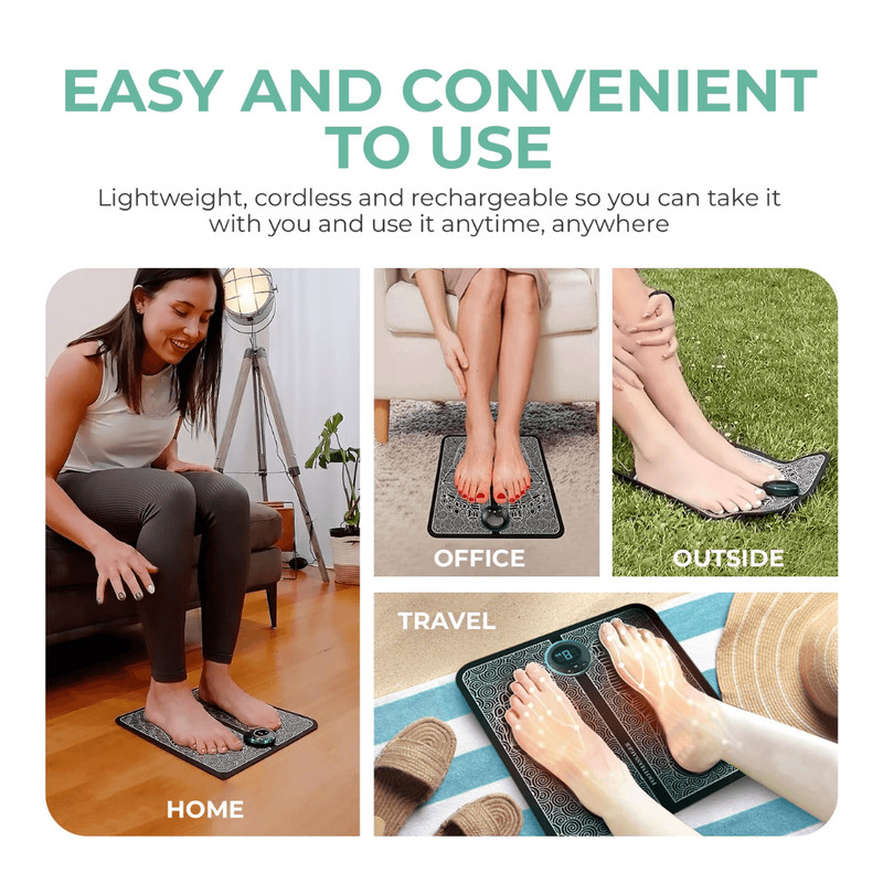 EMS Foot Massage Mat With Acupoints Stimulator 1