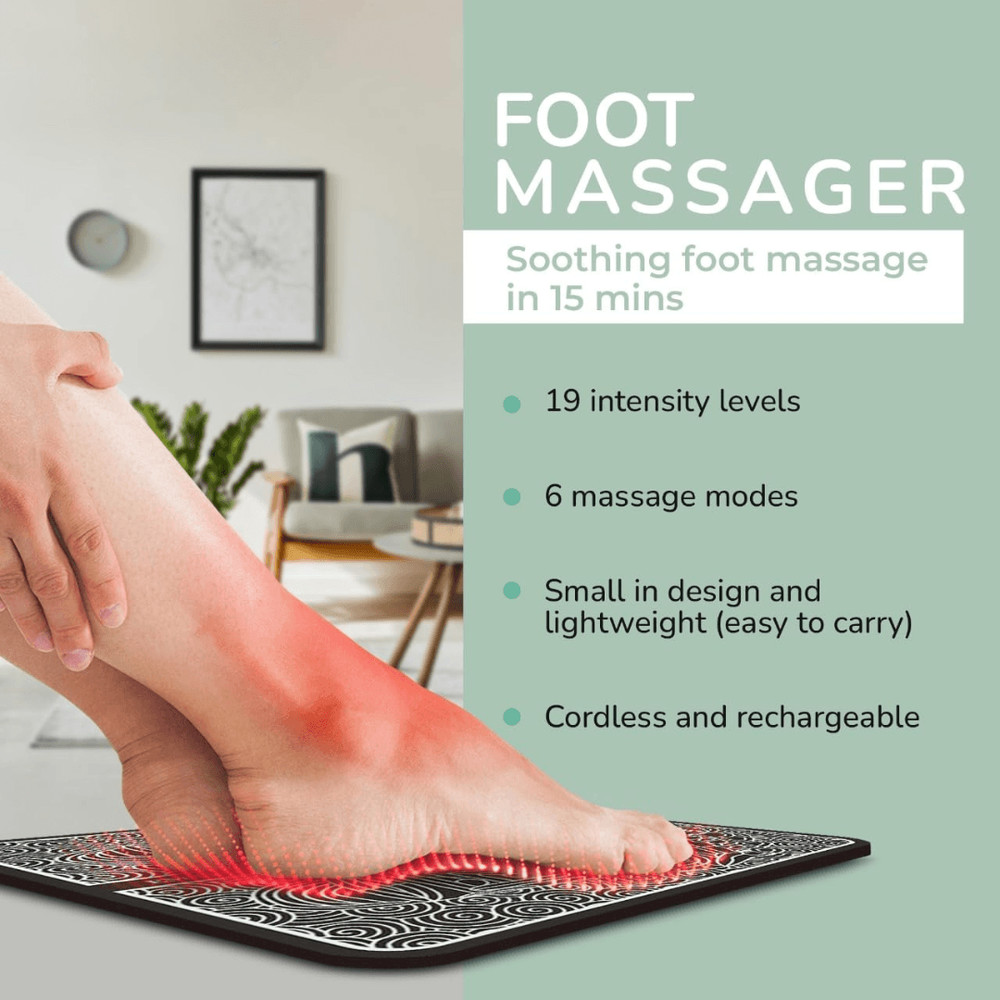 EMS Foot Massage Mat With Acupoints Stimulator 2