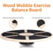 Premium Wooden Wobble Balance Board NonSlip Yoga Waist Twisting Fitness Equipment 2
