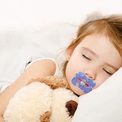 children night sleep lip nose stickers mouth correction tape to stop snoring & improve breathing