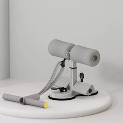portable sit up assistant with tension rope, core fitness equipment for home gym, yoga, and abdominal exercises