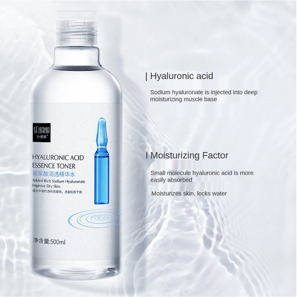Hyaluronic Acid Face Serum for Wrinkle Reduction, Moisturizing & Whitening