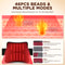 Multifunctional Red Light Massage Pad for Full Body Relief, Rechargeable Near-Infrared Vibration Technology