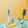 Electric Baby Bottle Brush Set, Multipurpose Silicone Cordless Brush for Milk Bottle & Nipple Cleaning