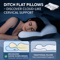 Ergonomic Goose Down Pillow With Cervical Neck Support 1