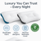 Ergonomic Goose Down Pillow With Cervical Neck Support 4