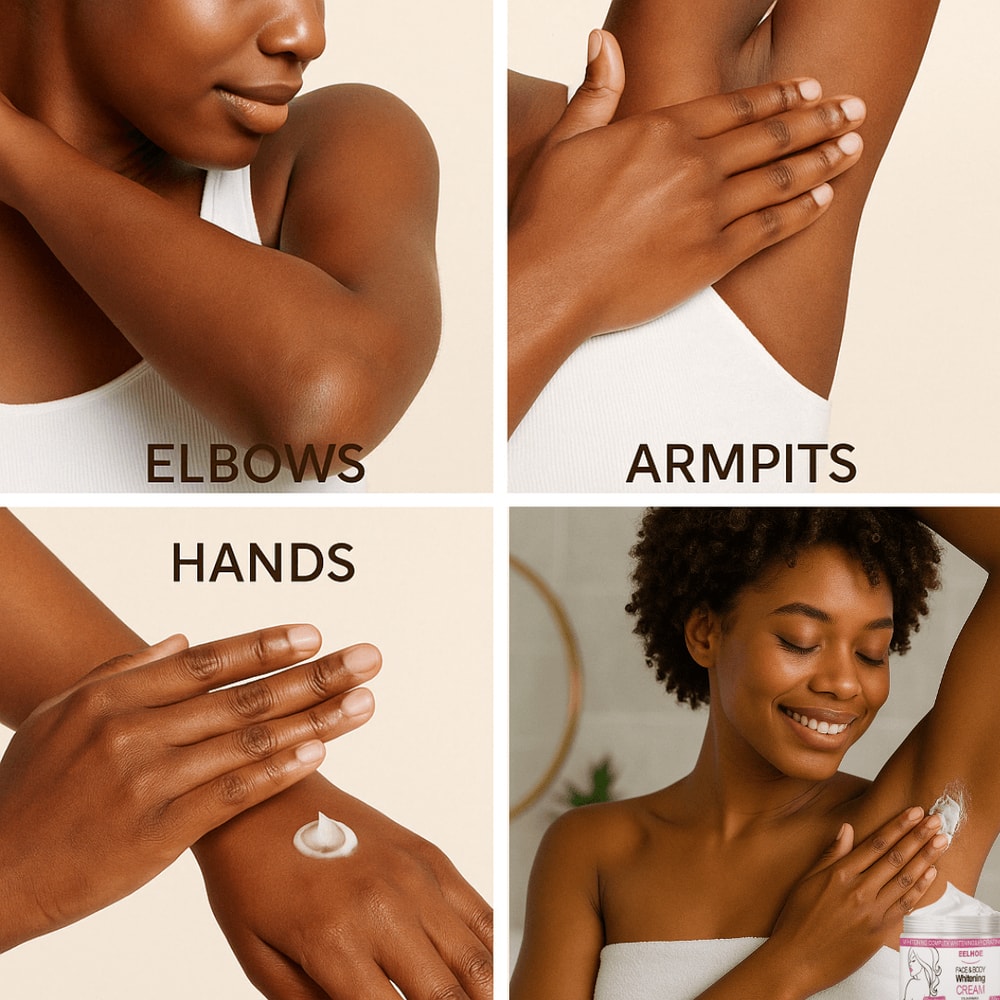 Brightening Cream For Face Body Underarm Thigh Melanin Balm Gentle Nourishing Skincare 3