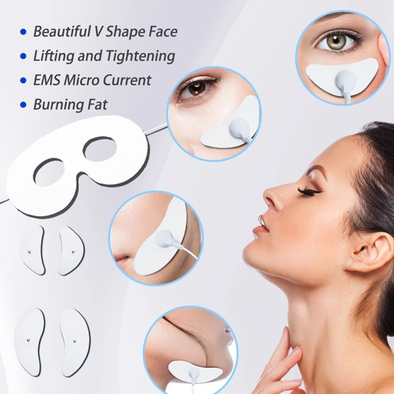 Microcurrent EMS Face Massager  Facial Lifting  Skin Care Tool For Dark Circles  Wrinkles 1