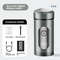 Mens Electric Shaver Compact Waterproof Razor With USBC Fast Charging LED Display 8