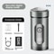 Mens Electric Shaver Compact Waterproof Razor With USBC Fast Charging LED Display 8