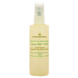 botanical anti-aging facial toner with glycolic acid, witch hazel & vitamin c – hydrating skin brightener