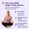 EMS Kegel Chair, Pelvic Floor Muscle Stimulation Machine for Incontinence Treatment & Postpartum Repair