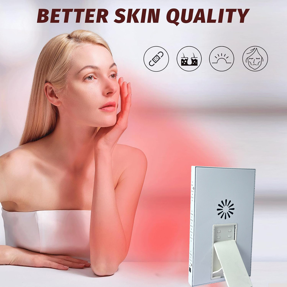 Portable Red Light Therapy Device Panel with Near Infrared Led Light for Therapy Panel for Pain Relief & Skin Health