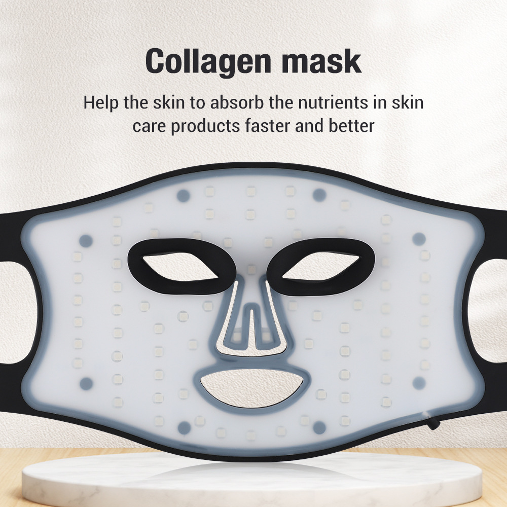 Red Light therapy Mask, LED Beauty Devices Face Instrument for Rejuvenation Skin, Collagen Boost & Anti Aging Skin