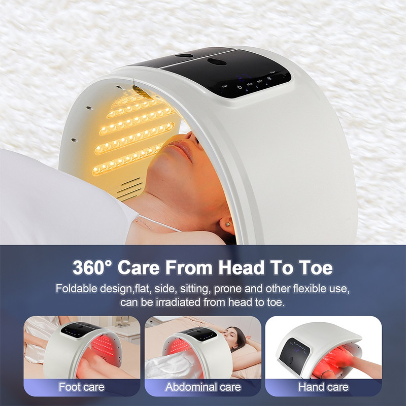 Professional 7 Colors PDT LED Mask Facial Red Light Therapy Skin Rejuvenation Device Face Lift Wri 3