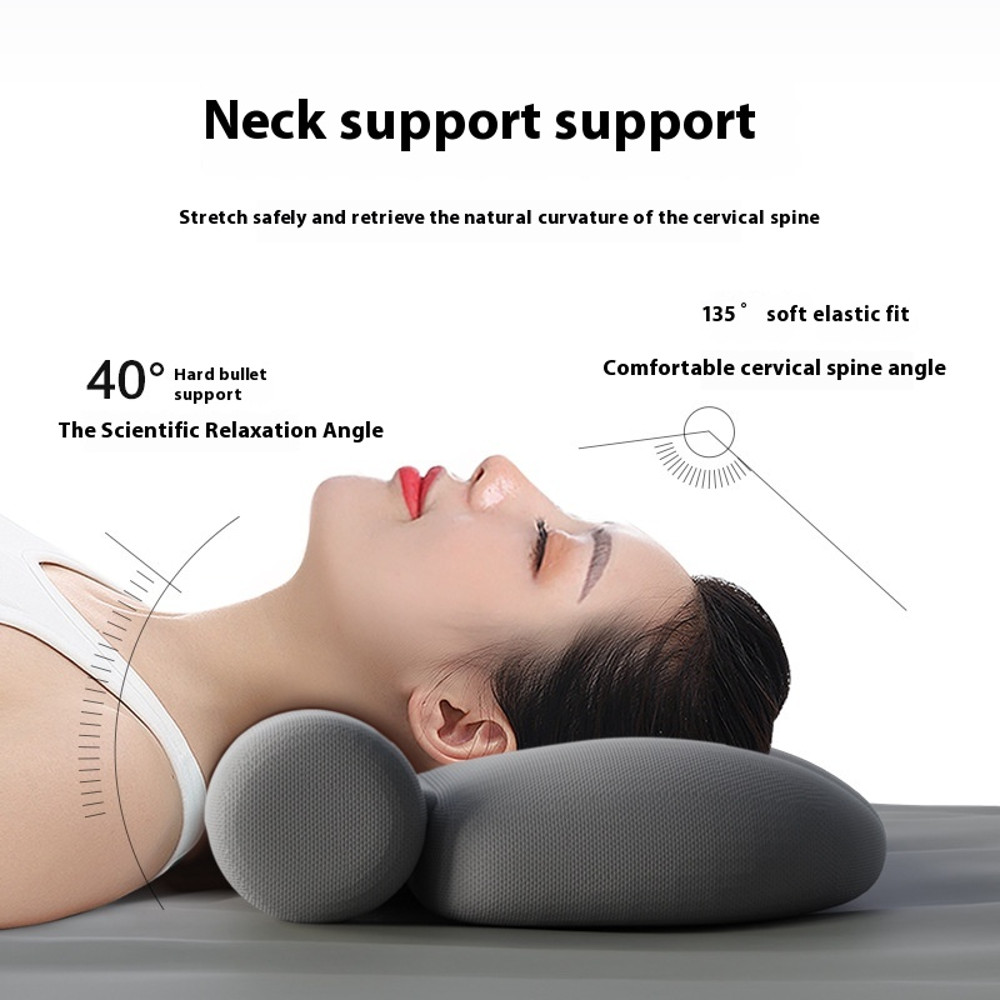 Upgraded Wormwood Hot Compress Cervical Pillow, Heating Cylinder Neck Support for Protecting Cervical Spine & Sleep Aid