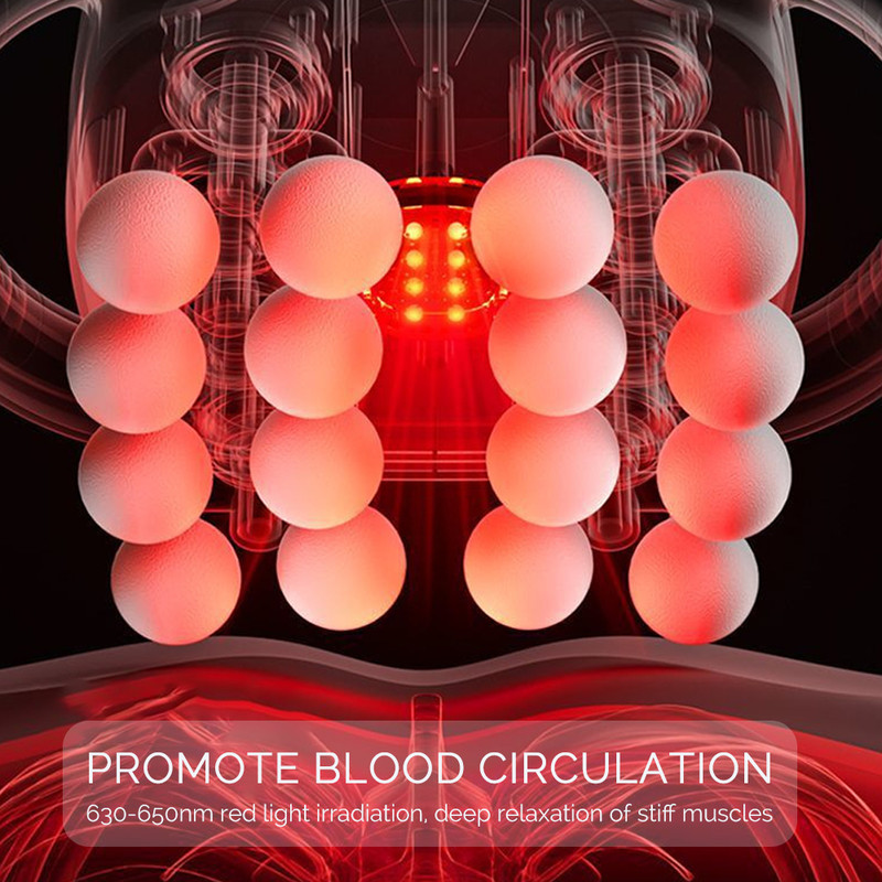 16-Head Fascia Gun High Frequency Vibration Body Massage Machine, Deep Tissue Massage Gun for Muscle Recovery