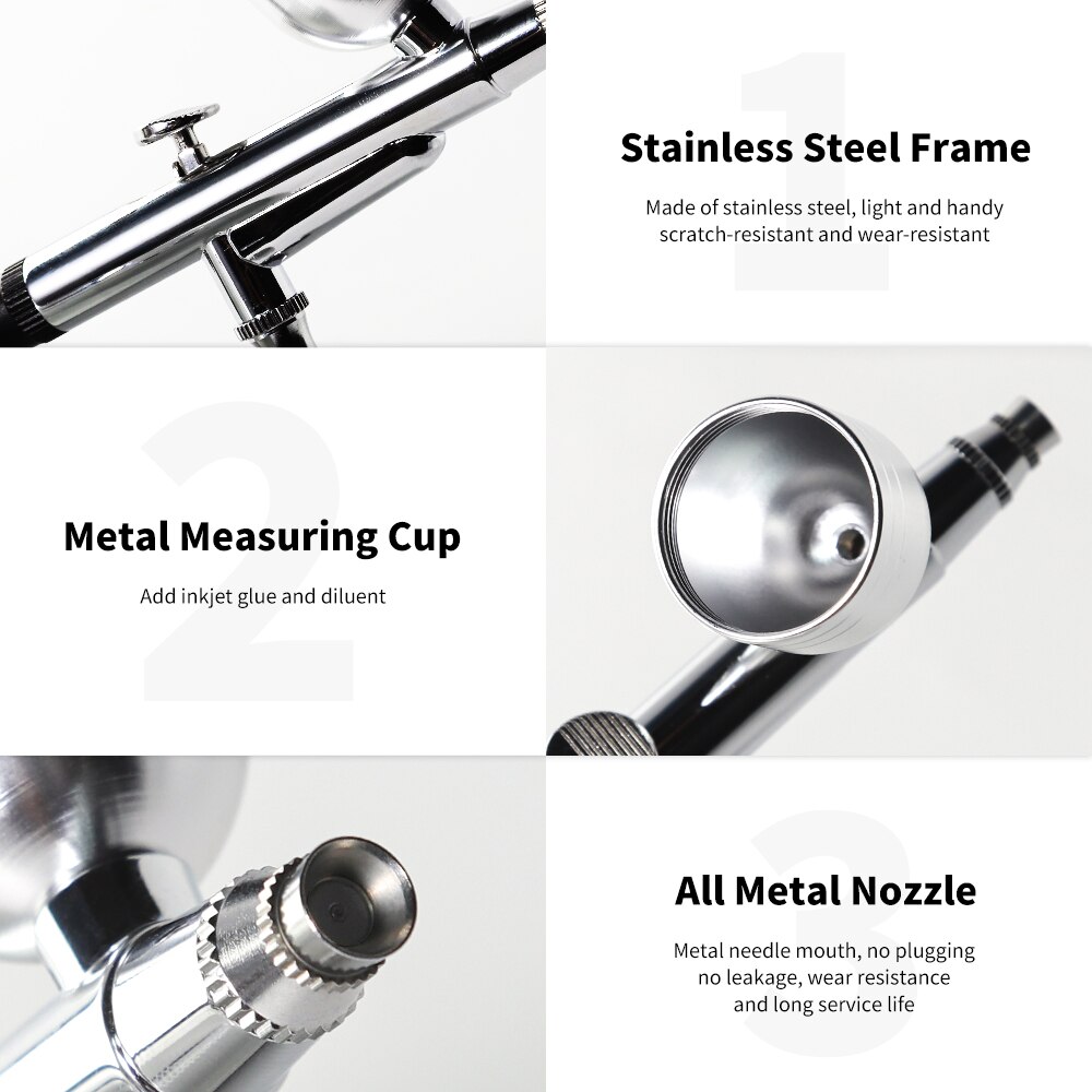 Professional Airbrush Machine For Nails Art Tattoo Cake Nano Mist Sprayer Beauty Tool With Oxygen 1